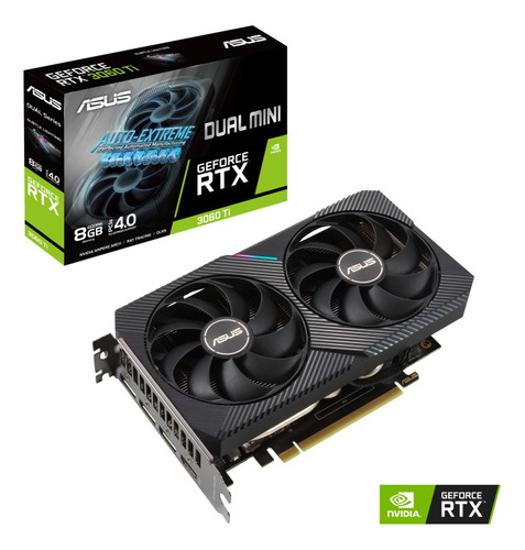 Tarjeta De Video Asus Rtx 3060 Ti Dual V2 Mini 8gb Gddr6 Lhr