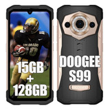 Doogee S99 15gb+128gb 6.3  Fhd+ 6000mah Battery Cámara Triple De 108mp, Visión Nocturna De 64mp Nfc, Otg Smartphone- Dorado