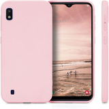 Capa Matte Fosca Para Samsung Galaxy A10/m10 +pelicula Vidro