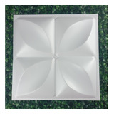 40 Placas De Parede Floral Pvc 3d Revestimento 25x25cm