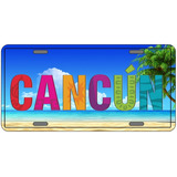 Placas Para Auto Personalizadas Decorativa Cancun