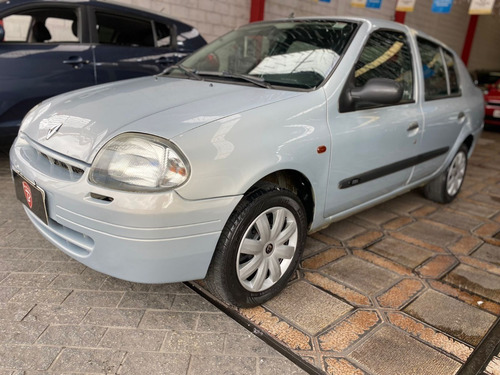 RENAULT CLIO SEDAN RT 1.0 16V 2003 COMPLETO PRATA NOVO