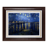 Quadro Noite Estrelada Obre Rodano Van Gogh Arte Loja Sala