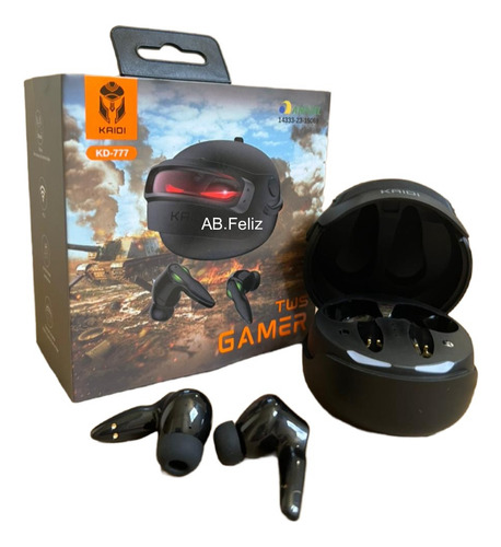 Fone De Ouvido Gamer Bluetooth Sem Fio Kaidi Tws Kd-777