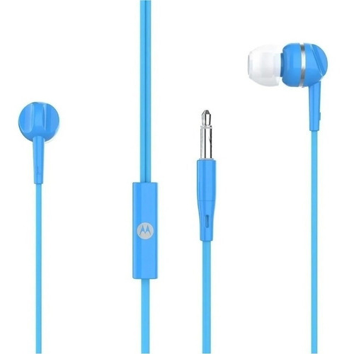 Outlet! Auriculares Motorola Inear Earbuds 105 Con Mic Azul