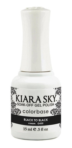 Kiara Sky - Caja De Muestras De Esmalte De Gel, Negro A Negr