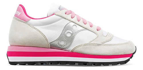 Zapatilla Mujer Saucony Originals Jazz Triple Wht/gray/pink