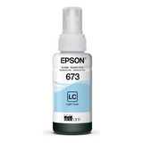 Botella De Tinta Epson 673 Cian Claro