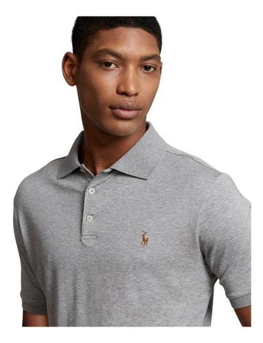 Camiseta Tipo Polo Hombre Steel Ralph Lauren Original