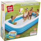 Piscina Familiar Inflable De Lujo De 120 Pulgadas 120 X 72 X