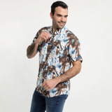 Camisa Hombre Potros Guayabera Abstracta