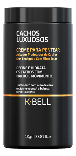 Kbell - Cachos Luxuosos Cr Pentear 1000g