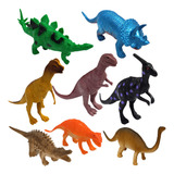 Dinossauro De Borracha Miniatura Brinquedo Jurassic Animais