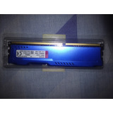  Ram Fury Ddr3 Gamer Color Azul  4gb 1600mt/s Cl10 Dimm