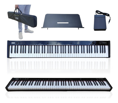 Piano Digital Profissional 88 Teclas + Pedal Sustain E Capa