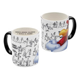 Mug Mágico Looney Tunes Gallo Claudio Taza Termica Pocillo