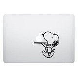 Calcomania Sticker Laptop Snoopy Mesero Vinil