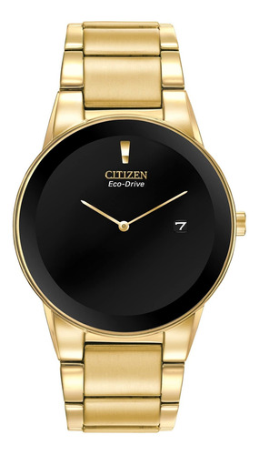 Citizen Hombres Eco-drive Goldtone Axiom Cronografo Reloj