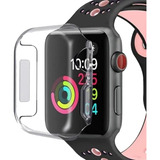 Capa Case Bumper 360º Para Apple Watch Acrilico - Ñ Amarela