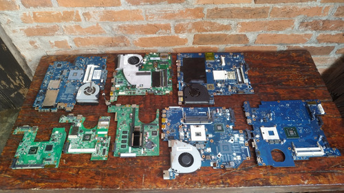 Lote De 8 Placas Mãe Notebook E Netbook ( Não Funcionam )