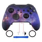 Carcasa Y Anillos Para Control Xbox One Elite Galaxia Nebula