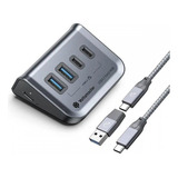 Hub Usb 3.2 2x Usb-a Tipo-c 10gbps Ga1-2a2c-g2 Yottamaster