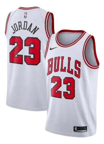 Jersey Nba Chicago Bulls Aniversario Michael Jorda Blanco | Meses sin interés