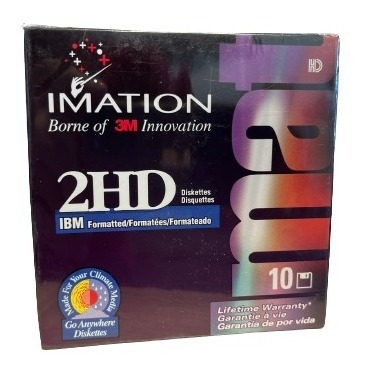 Diskettes 2hd 3m Imation Caja Cerrada De 10 