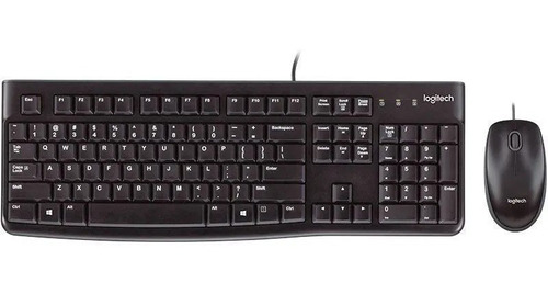 Kit Teclado E Mouse C/ Fio Usb Mk120 - Logitech