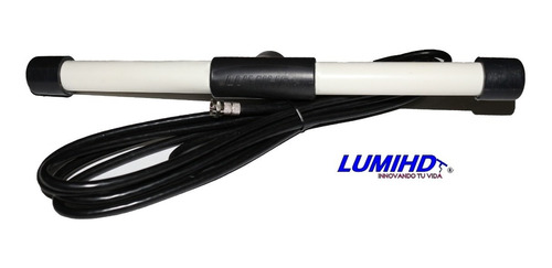 Antena Hd Pvc Uhf Vhf Fm Corta C/3 Mts De Cable