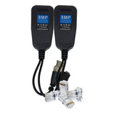 1 Par Video Balun Rj45 Salida Bnc Transceptor Pasivo 4k 8mpx