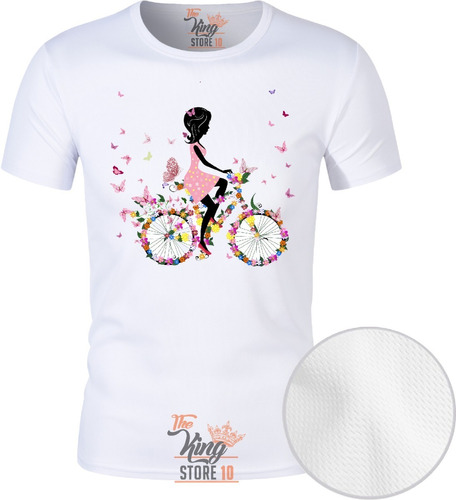 Polera Dama Full Color, Bici Mariposas The King Store 10