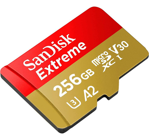 Tarjeta Microsdxc 256gb Sandisk Extreme 190 Mb/s Original