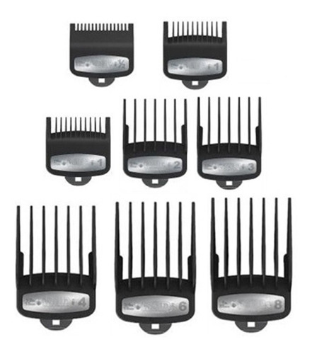 Peinetas Wahl Para Maquinas Premium Clip Metalico 8 Guias