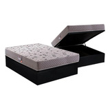 Cama Box Baú Casal: Colchão Anatômico Herval D45 / Ag65 Bla