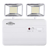 Kit 6 Luminárias De Emergência 2200 Lumens Blumenau Ilumin