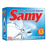 Lava Louças Em Tabletes Detergente Samy 250g