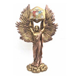 Figura Decorativa Arcangel Metatron Alas Extendidas 36 Cm