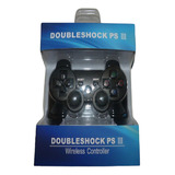Joystick Bluetooth Compatible Ps3 - Doubleshock Negro + Usb