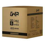 Bobina De Cable Utp Cat6 Ghia Cca 305m Exterior Singel