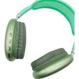 Fone De Ouvido Via Bluetooth Verde S/ Fio Anti-ruido Headset