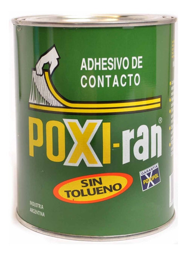 Adhesivo De Contacto S/tolueno Poxiran 850gr