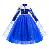 Vestidos De Princesa Elsa Para Niña, Ropa De Fiesta De Cumpl