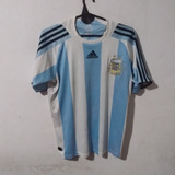 Camiseta Argentina 2009 Tit adidas Originaltalle Niño Dama