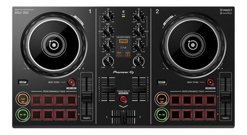 Controlador Dj Pioneer Ddj200 Usb Bt 2 Canales Loop - Oddity