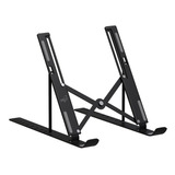 Soporte Para Portátil, Tableta, Base Ergonómica, Escritorio Ajustable, Color: Negro