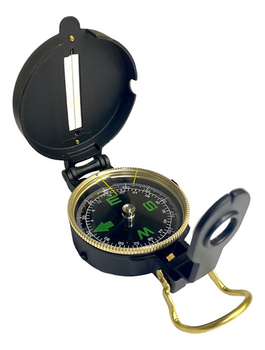 Brujula Galileo Trekking Militar De Marcha Fluido 50mm Metal