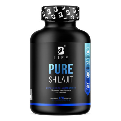 Shilajit 100% Puro De 120 Caps 500 Mg. B Life Pure Shilajit Sabor Sin Sabor | Meses sin interés