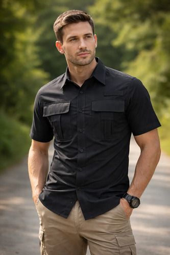 Camisa De Pesca Para Hombres Con Ventilación En La Espalda | MercadoLibre