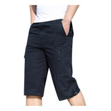 Pantalones Cortos Para Hombre Q, Modernos, Con Cremallera, B